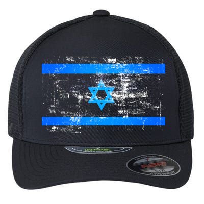 Israel Vintage Flag Flexfit Unipanel Trucker Cap