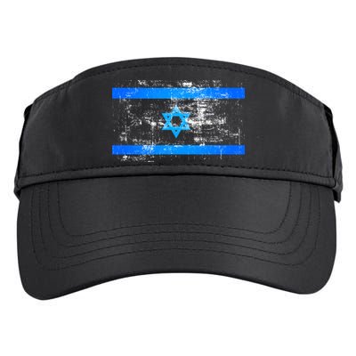 Israel Vintage Flag Adult Drive Performance Visor