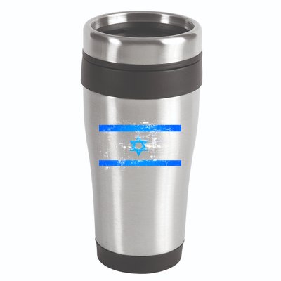 Israel Vintage Flag 16oz Travel Tumbler