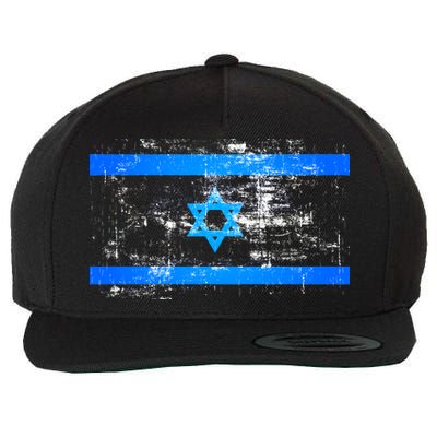 Israel Vintage Flag Wool Snapback Cap