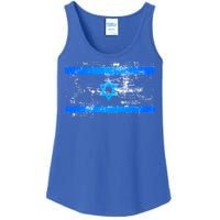 Israel Vintage Flag Ladies Essential Tank