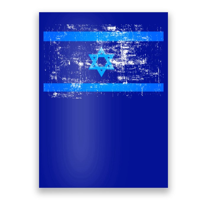 Israel Vintage Flag Poster