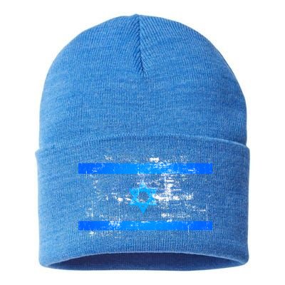 Israel Vintage Flag Sustainable Knit Beanie