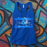 Israel Vintage Flag Womens Tank Top