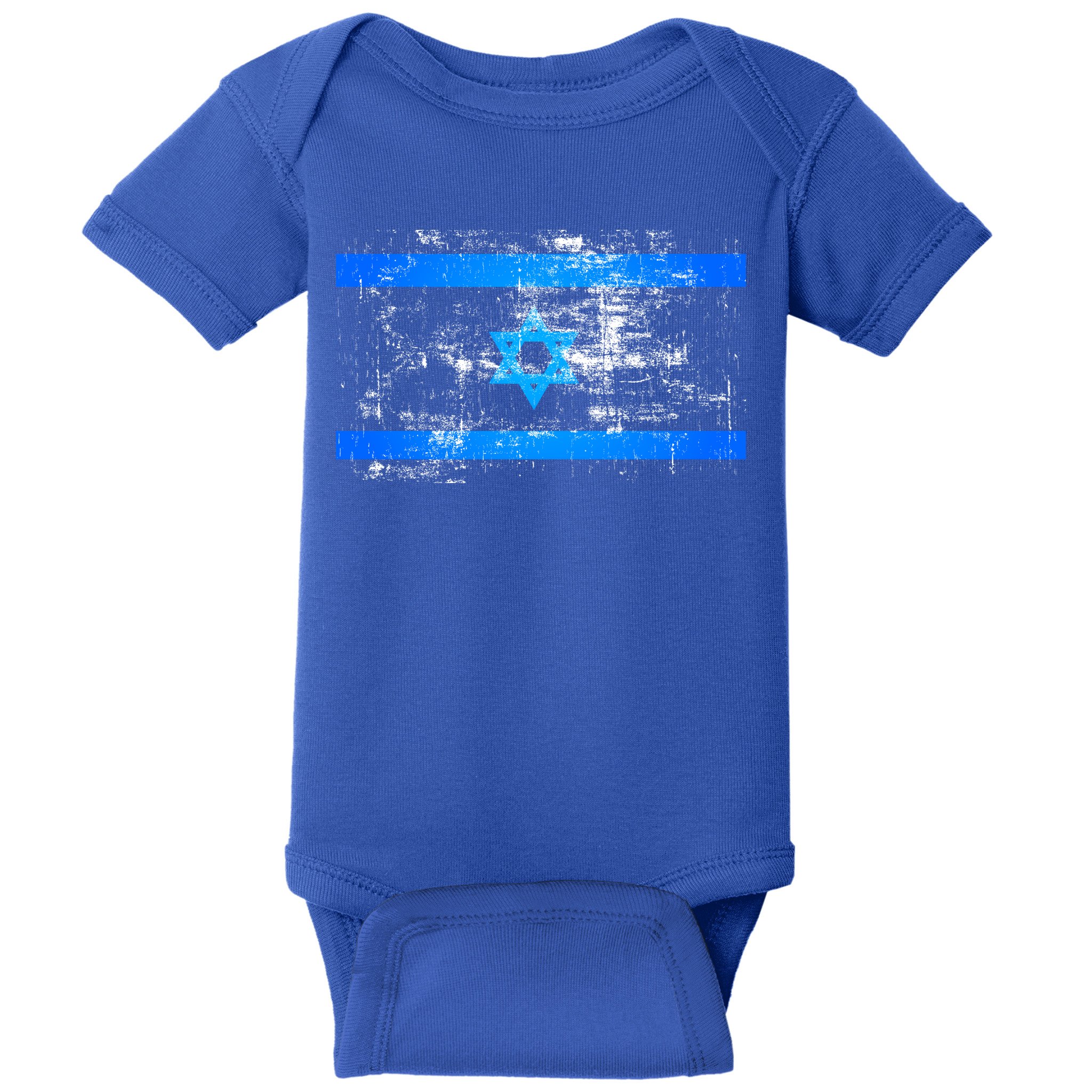 Israel Vintage Flag Baby Bodysuit