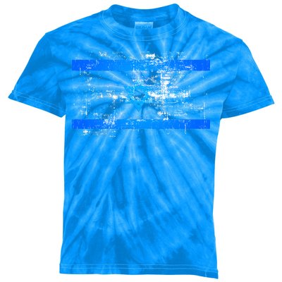 Israel Vintage Flag Kids Tie-Dye T-Shirt