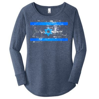 Israel Vintage Flag Women's Perfect Tri Tunic Long Sleeve Shirt