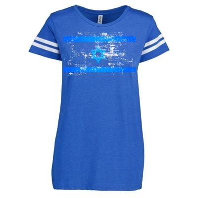 Israel Vintage Flag Enza Ladies Jersey Football T-Shirt