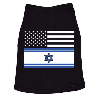 Israeli American Flag Doggie Tank