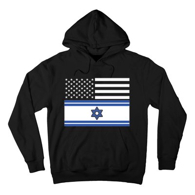 Israeli American Flag Hoodie