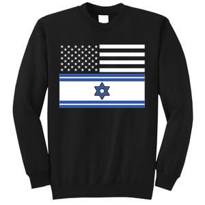 Israeli American Flag Sweatshirt