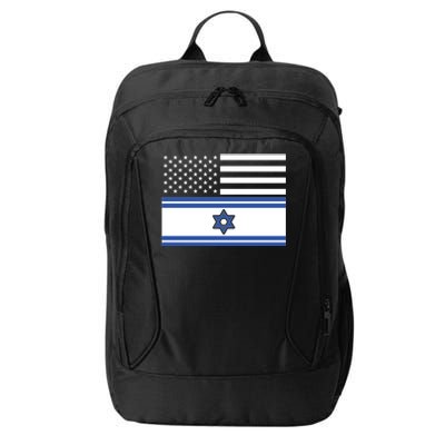 Israeli American Flag City Backpack