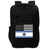 Israeli American Flag Impact Tech Backpack