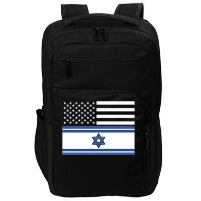 Israeli American Flag Impact Tech Backpack