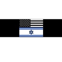 Israeli American Flag Bumper Sticker