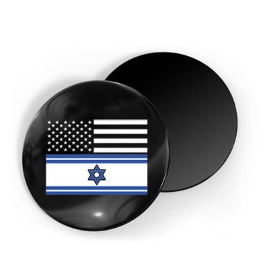 Israeli American Flag Magnet