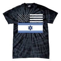 Israeli American Flag Tie-Dye T-Shirt