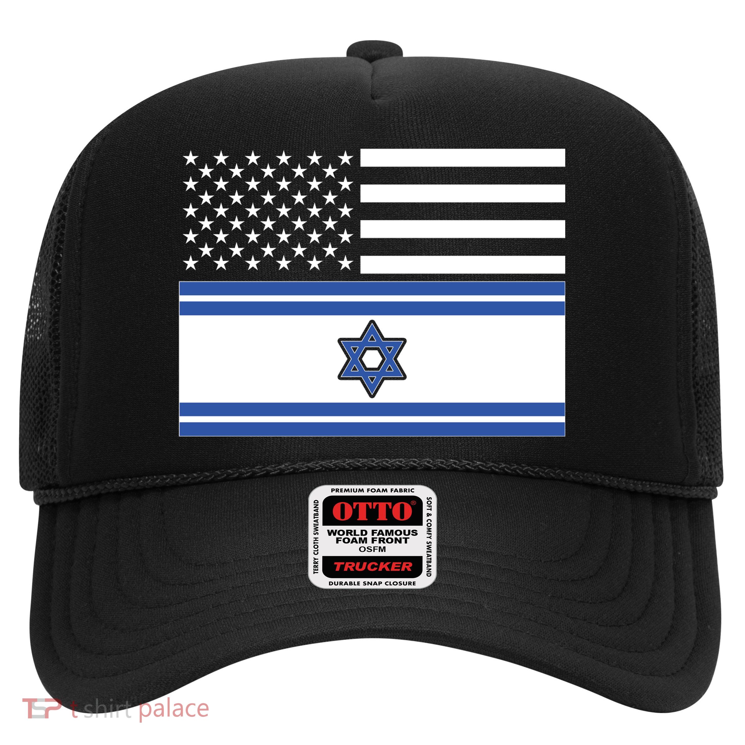 Israeli American Flag Trucker Hat