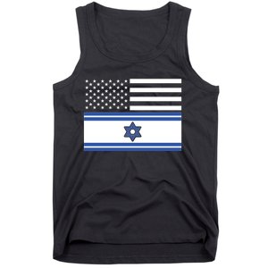 Israeli American Flag Tank Top