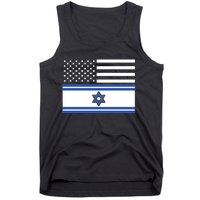 Israeli American Flag Tank Top