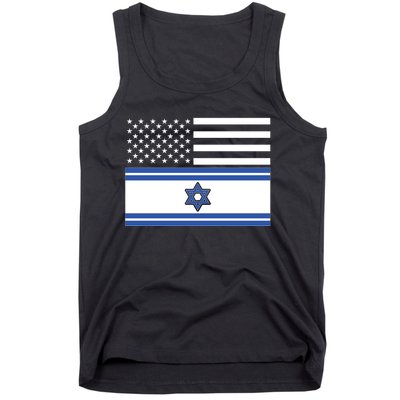 Israeli American Flag Tank Top