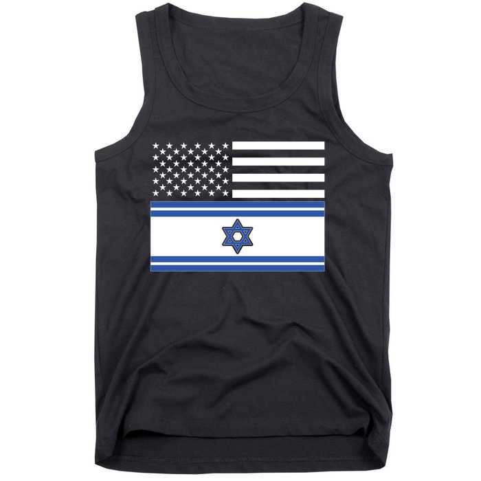 Israeli American Flag Tank Top