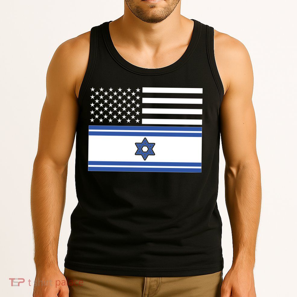 Israeli American Flag Tank Top