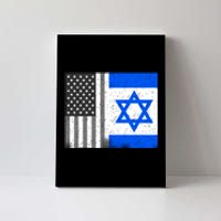 Israeli American Flag Pride Israel USA Canvas