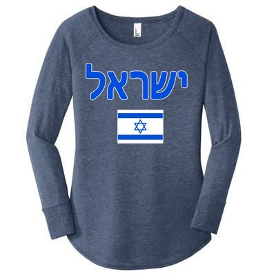 Israeli Flag Israel Country Women's Perfect Tri Tunic Long Sleeve Shirt