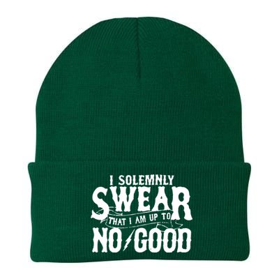 I Solemnly Swear That I Am To No Good Knit Cap Winter Beanie