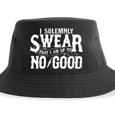 I Solemnly Swear That I Am To No Good Sustainable Bucket Hat