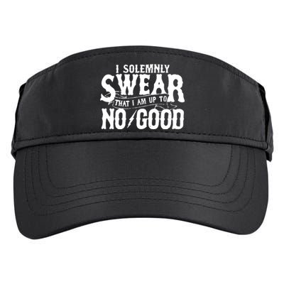 I Solemnly Swear That I Am To No Good Adult Drive Performance Visor