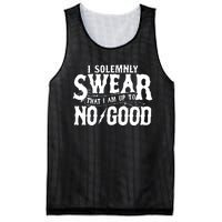 I Solemnly Swear That I Am To No Good Mesh Reversible Basketball Jersey Tank