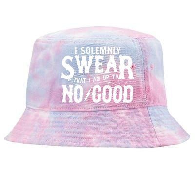 I Solemnly Swear That I Am To No Good Tie-Dyed Bucket Hat