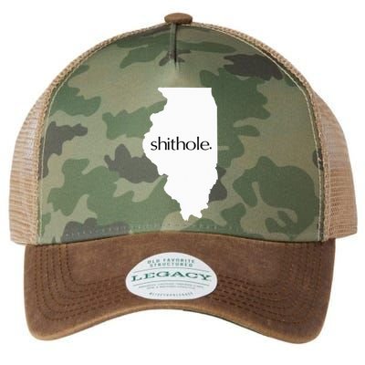 Illinois Shithole Shithole Gear Standard Legacy Tie Dye Trucker Hat