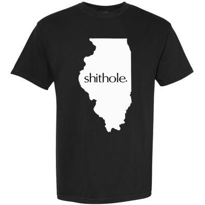 Illinois Shithole Shithole Gear Standard Garment-Dyed Heavyweight T-Shirt