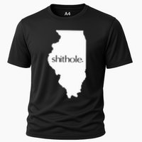 Illinois Shithole Shithole Gear Standard Cooling Performance Crew T-Shirt
