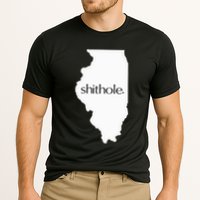 Illinois Shithole Shithole Gear Standard Cooling Performance Crew T-Shirt