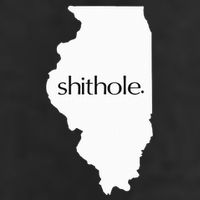 Illinois Shithole Shithole Gear Standard Adult Drive Performance Visor
