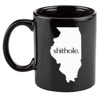 Illinois Shithole Shithole Gear Standard 11oz C Handle Ceramic Mug