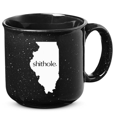 Illinois Shithole Shithole Gear Standard 15oz Campfire Ceramic Mug