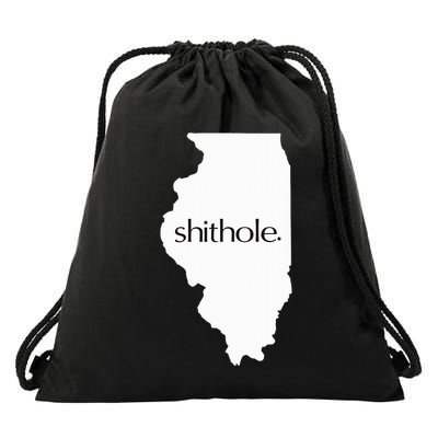 Illinois Shithole Shithole Gear Standard Drawstring Bag