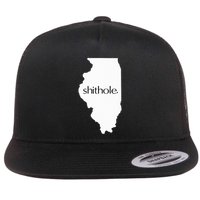Illinois Shithole Shithole Gear Standard Flat Bill Trucker Hat
