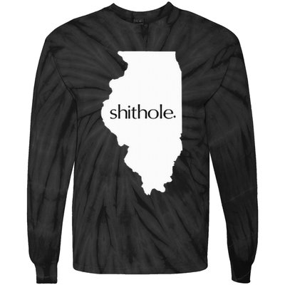 Illinois Shithole Shithole Gear Standard Tie-Dye Long Sleeve Shirt