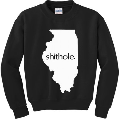 Illinois Shithole Shithole Gear Standard Kids Sweatshirt