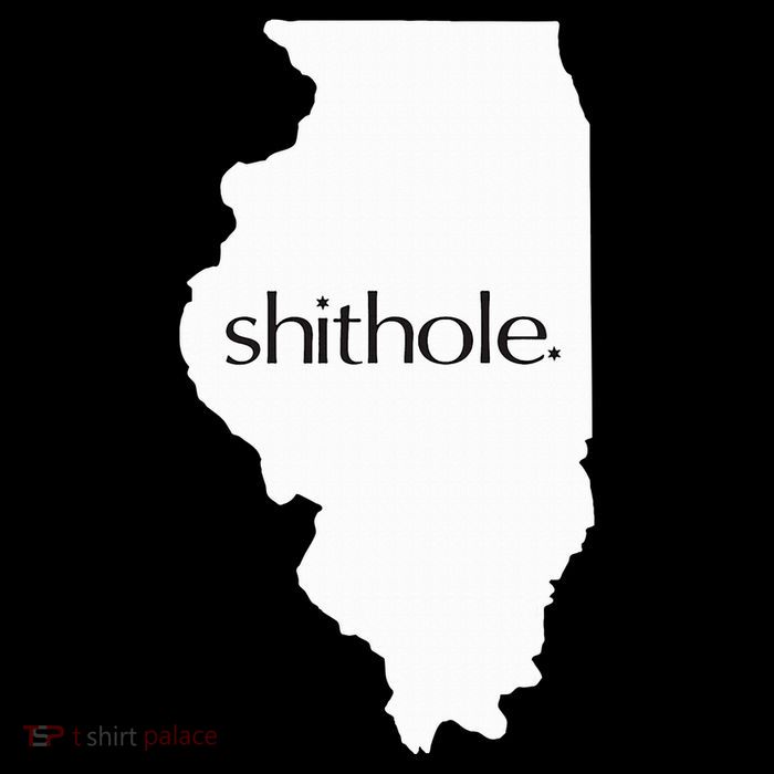 Illinois Shithole Shithole Gear Standard Wool Snapback Cap
