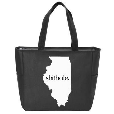 Illinois Shithole Shithole Gear Standard Zip Tote Bag