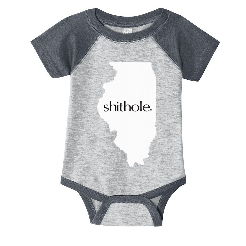 Illinois Shithole Shithole Gear Standard Infant Baby Jersey Bodysuit