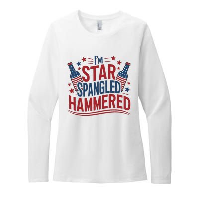 IM Star Spangled Hammered Funny 4th Of July Womens CVC Long Sleeve Shirt