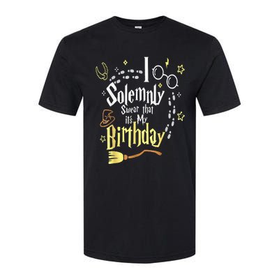 I Solemnly Swear That Its My Birthday Funny Softstyle® CVC T-Shirt